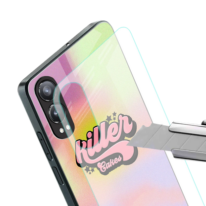 Killer Cakes stylish phone case for oneplus nord ce 4 lite | glossy glass and slim fit