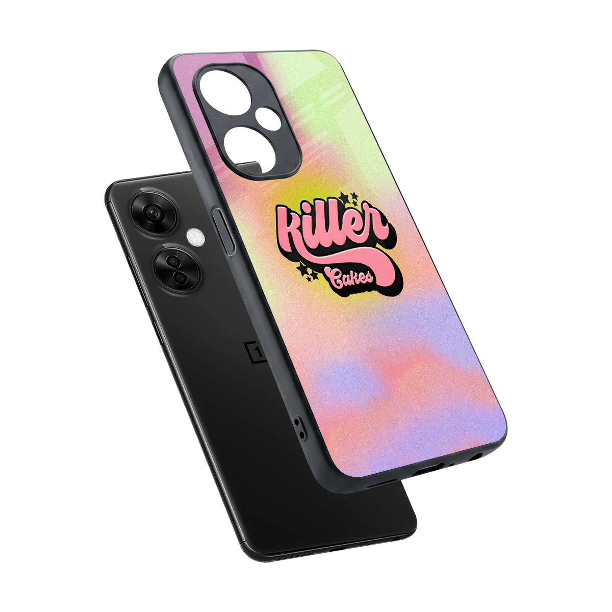 Killer Cakes sleek oneplus nord ce 3 lite cover with tempered glass back and TPU edges