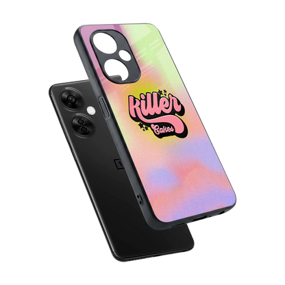 Killer Cakes sleek oneplus nord ce 3 lite cover with tempered glass back and TPU edges