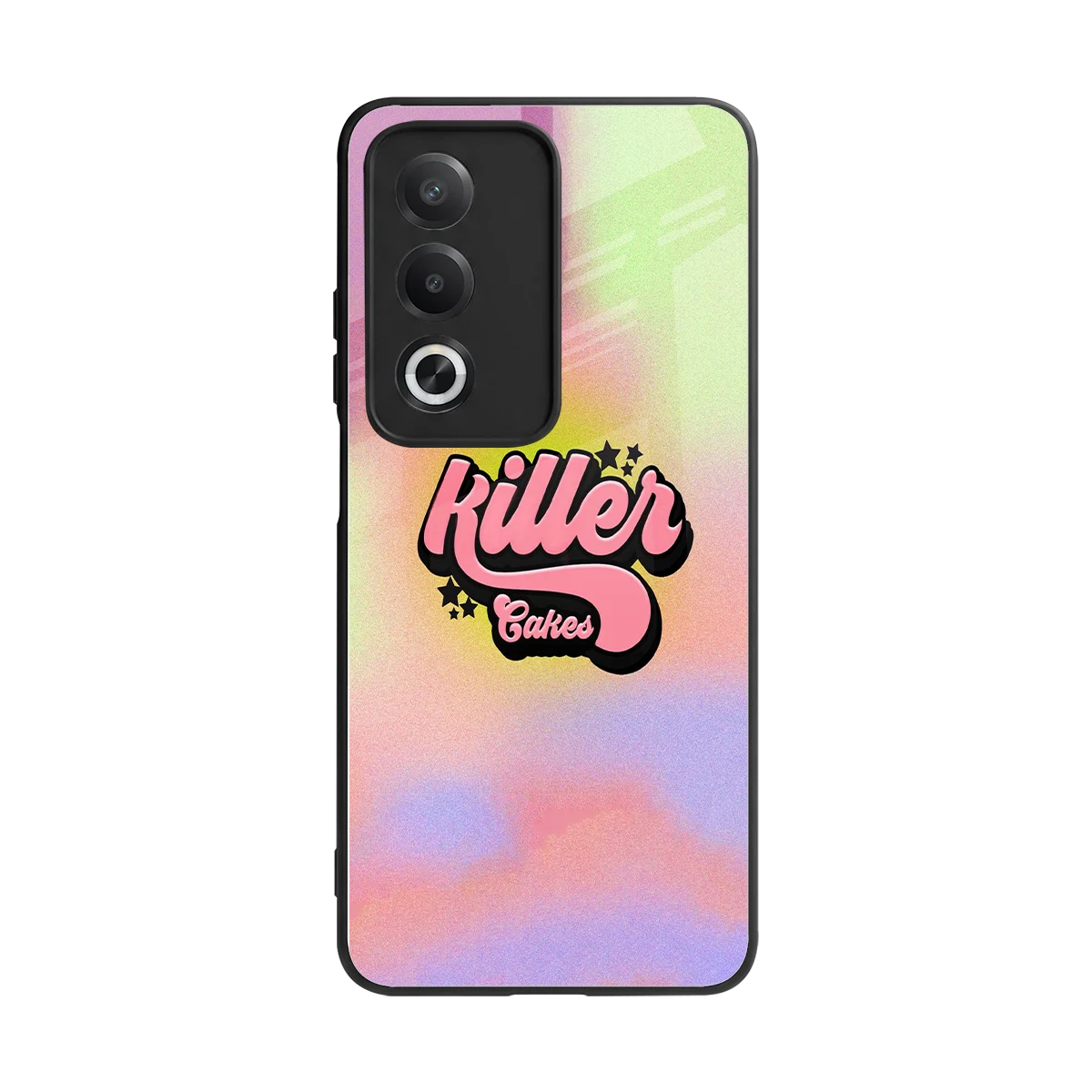 Killer Cakes back phone cover | glass case for oppo a3 pro