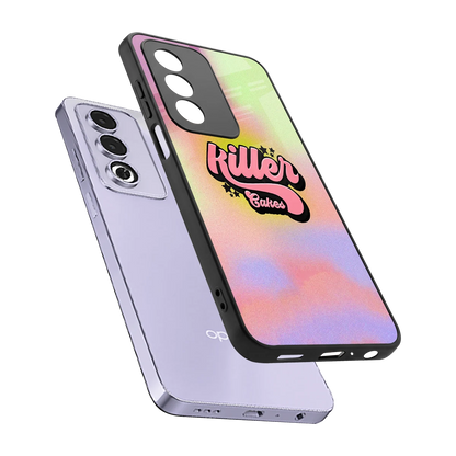Killer Cakes sleek oppo a3 pro cover with tempered glass back and TPU edges