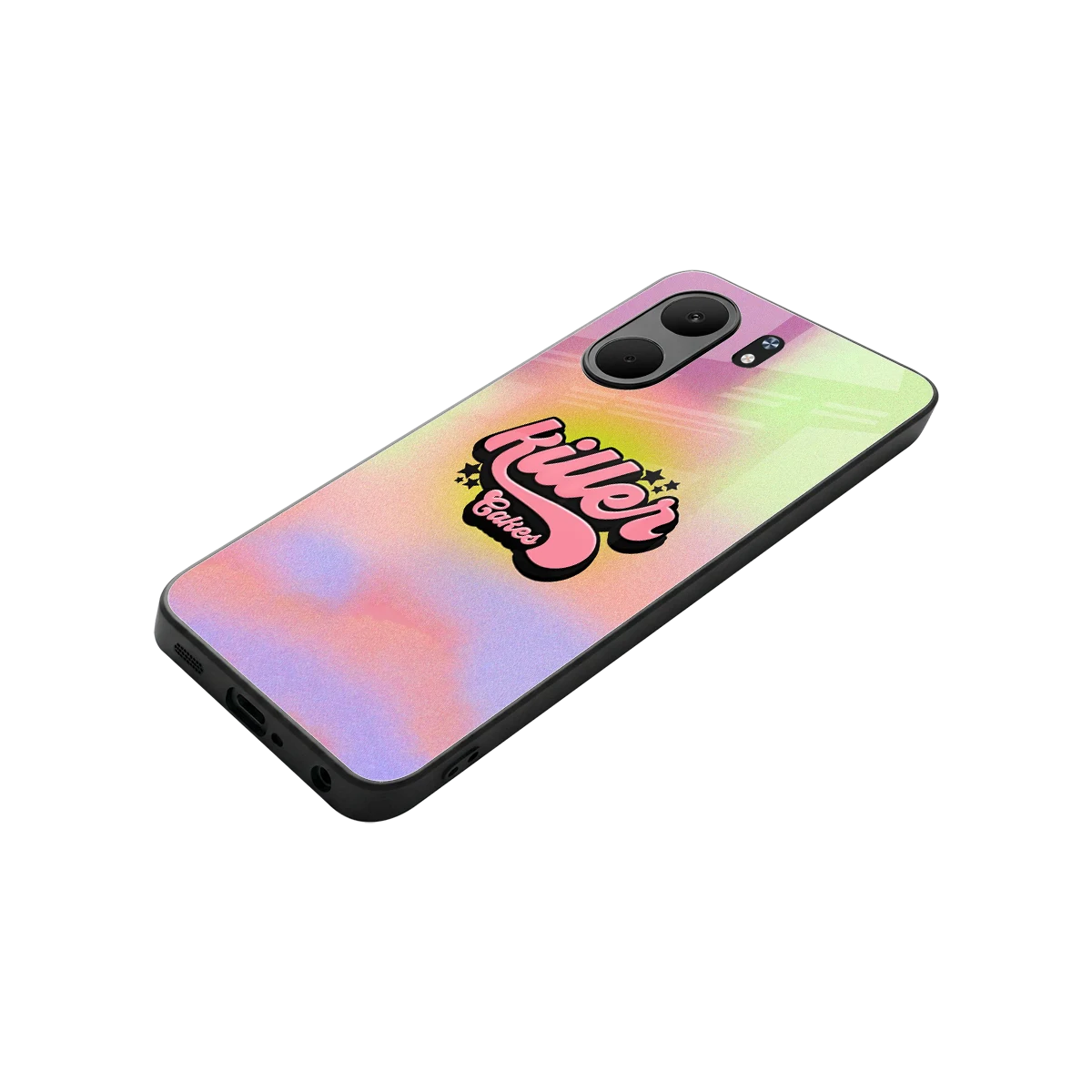 Killer Cakes stylish phone case for oppo a5x 5g | glossy glass and slim fit