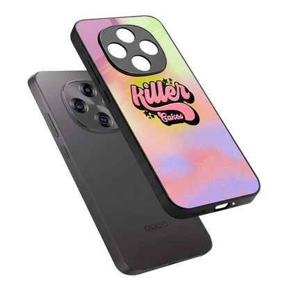 Killer Cakes sleek oppo f31 pro 5g cover with tempered glass back and TPU edges