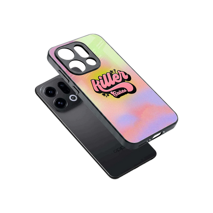 Killer Cakes sleek oppo find x9 cover with tempered glass back and TPU edges