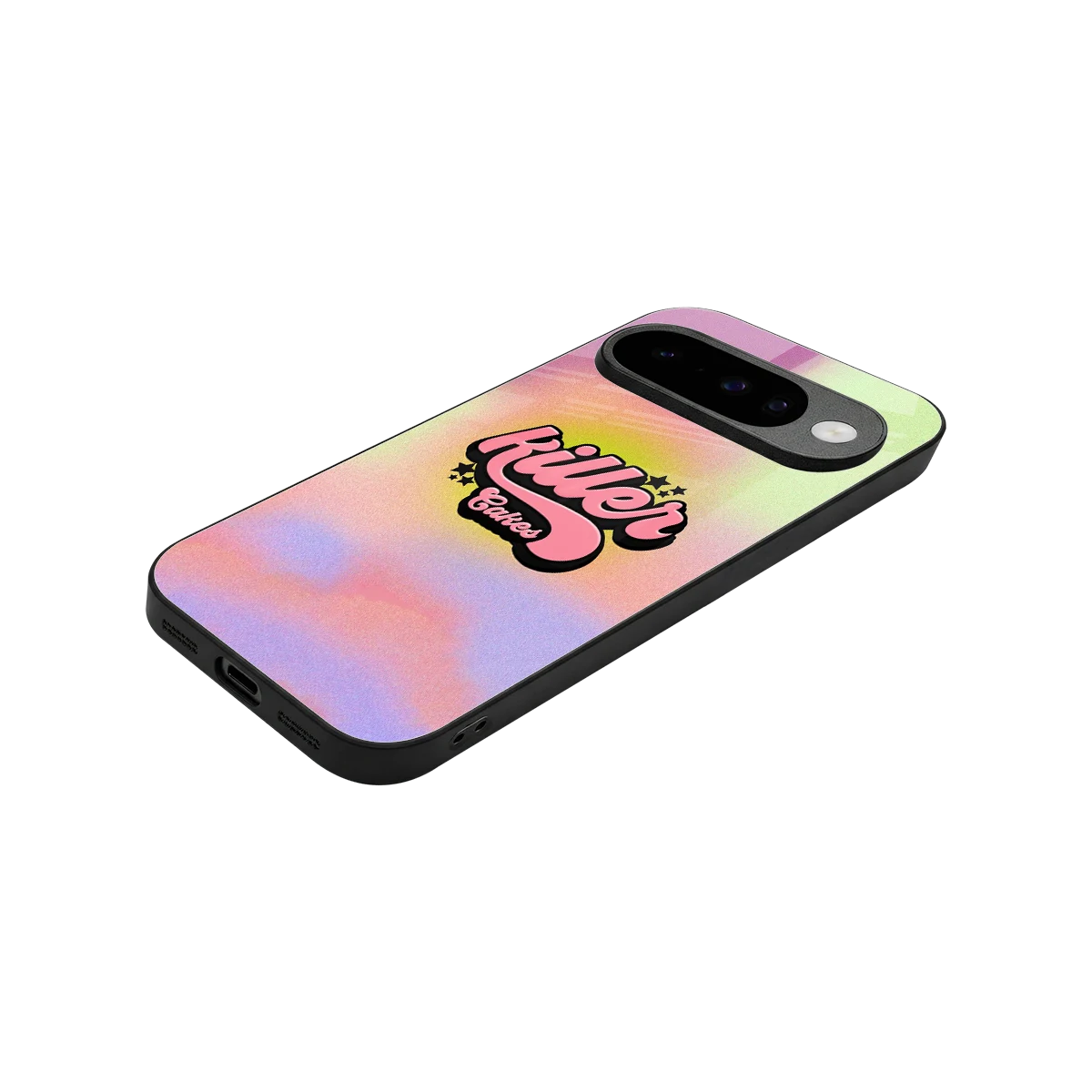 Killer Cakes stylish phone case for google pixel 10 | glossy glass and slim fit