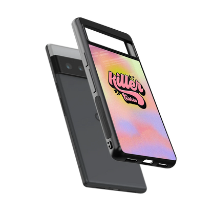 Killer Cakes sleek google pixel 6 pro cover with tempered glass back and TPU edges