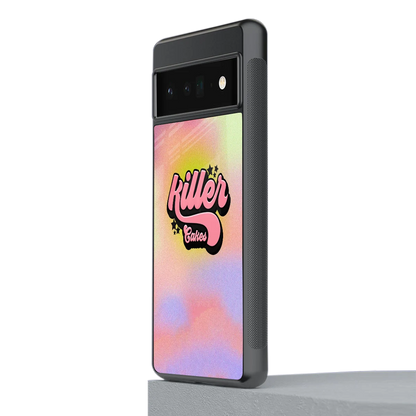 Killer Cakes stylish phone case for google pixel 6 pro | glossy glass and slim fit