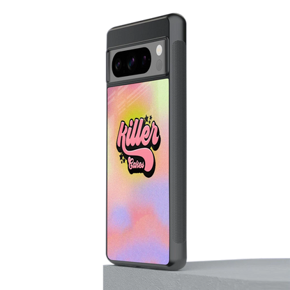 Killer Cakes stylish phone case for google pixel 8 pro | glossy glass and slim fit
