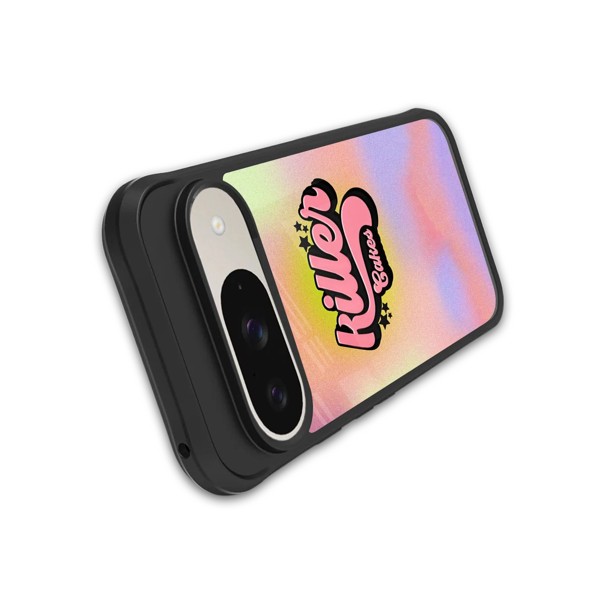 Killer Cakes stylish phone case for google pixel 9 | glossy glass and slim fit