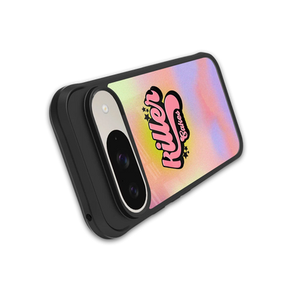 Killer Cakes stylish phone case for google pixel 9 | glossy glass and slim fit