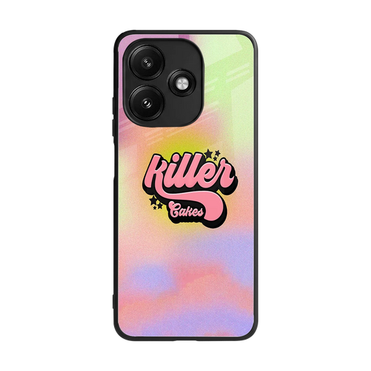Killer Cakes back phone cover | glass case for redmi 12 5g