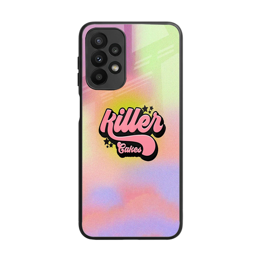Killer Cakes back phone cover | glass case for samsung galaxy a23