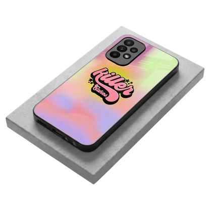 Killer Cakes stylish phone case for samsung galaxy a23 | glossy glass and slim fit