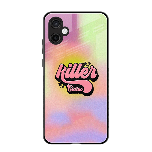 Killer Cakes back phone cover | glass case for samsung galaxy a06 5g