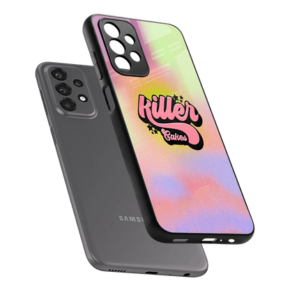 Killer Cakes sleek samsung galaxy a23 cover with tempered glass back and TPU edges