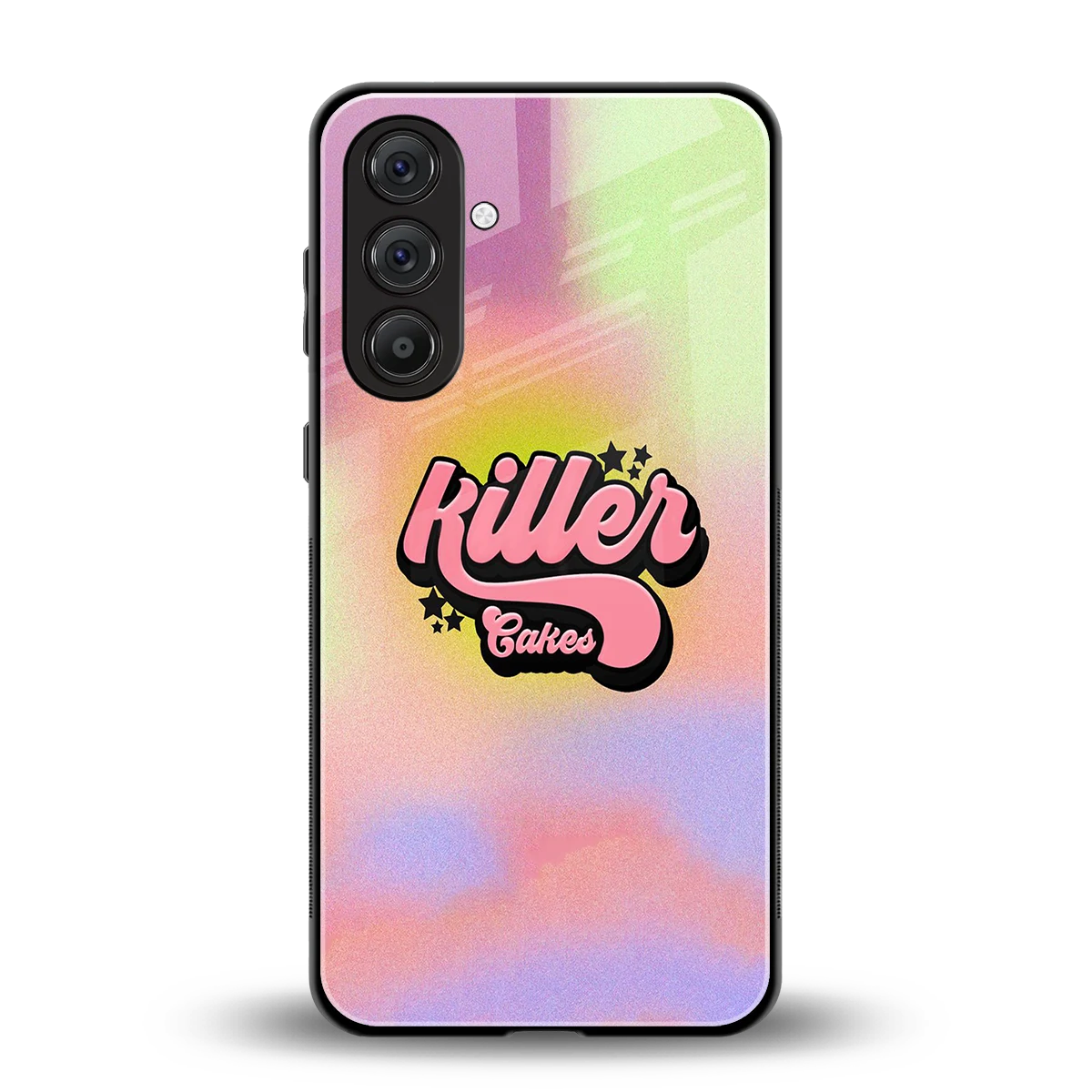 Killer Cakes back phone cover | glass case for samsung galaxy m35 5g
