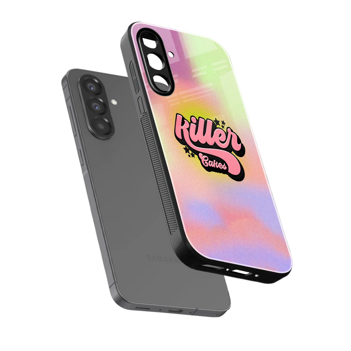 Killer Cakes sleek samsung galaxy a17 5g cover with tempered glass back and TPU edges