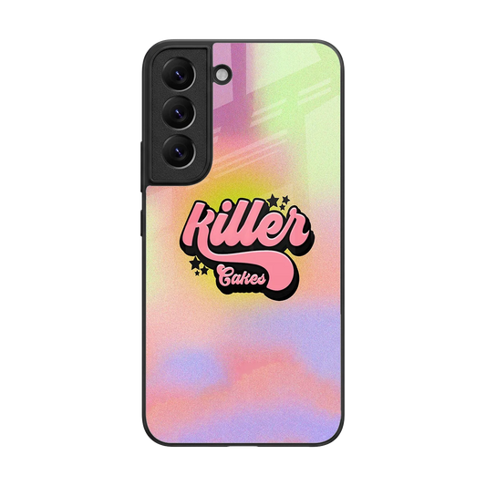 Killer Cakes back phone cover | glass case for samsung galaxy s22