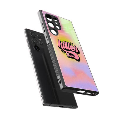 Killer Cakes sleek samsung galaxy s23 ultra cover with tempered glass back and TPU edges