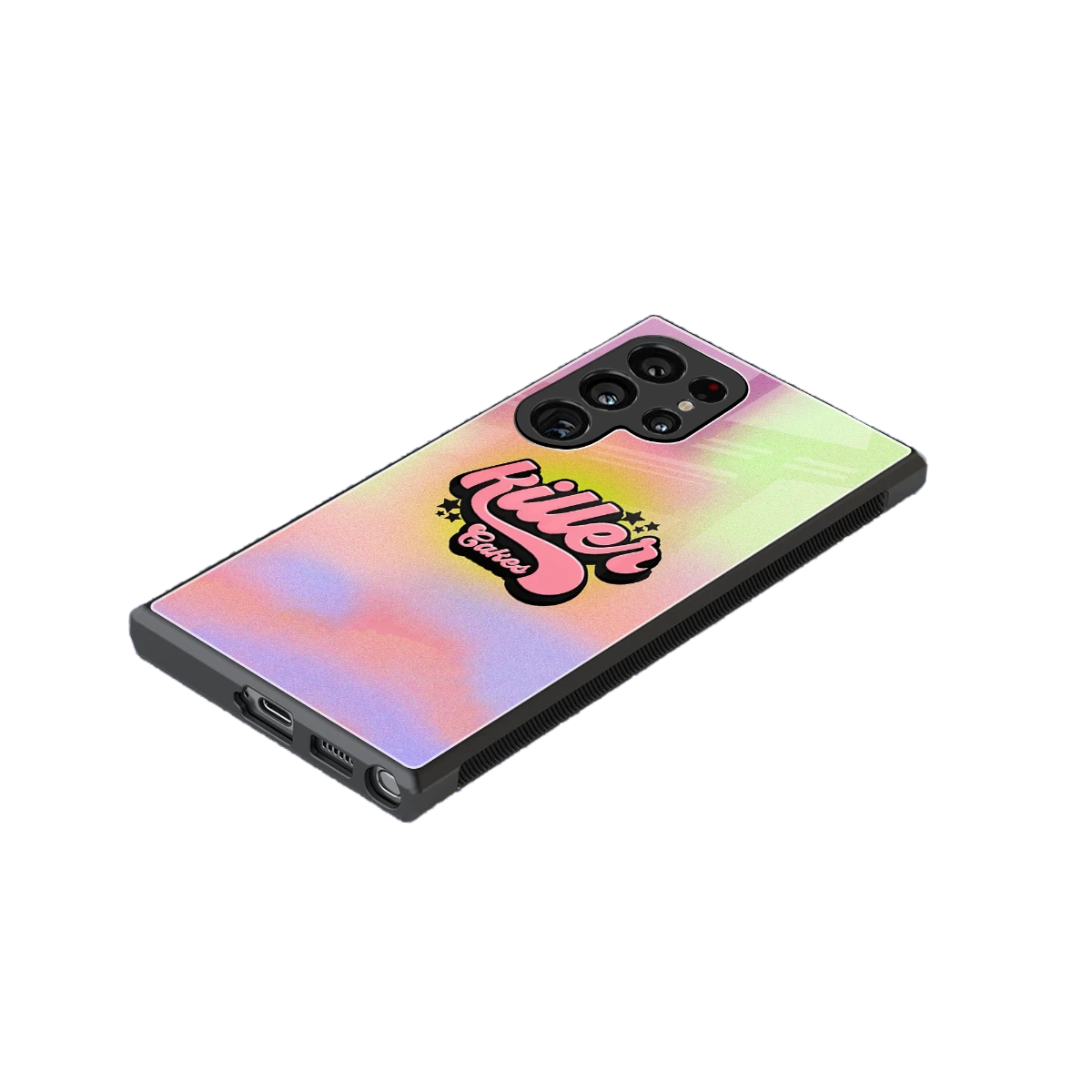 Killer Cakes stylish phone case for samsung galaxy s24 ultra | glossy glass and slim fit