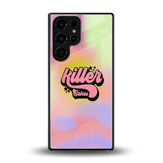 Killer Cakes back phone cover | glass case for samsung galaxy s25 ultra