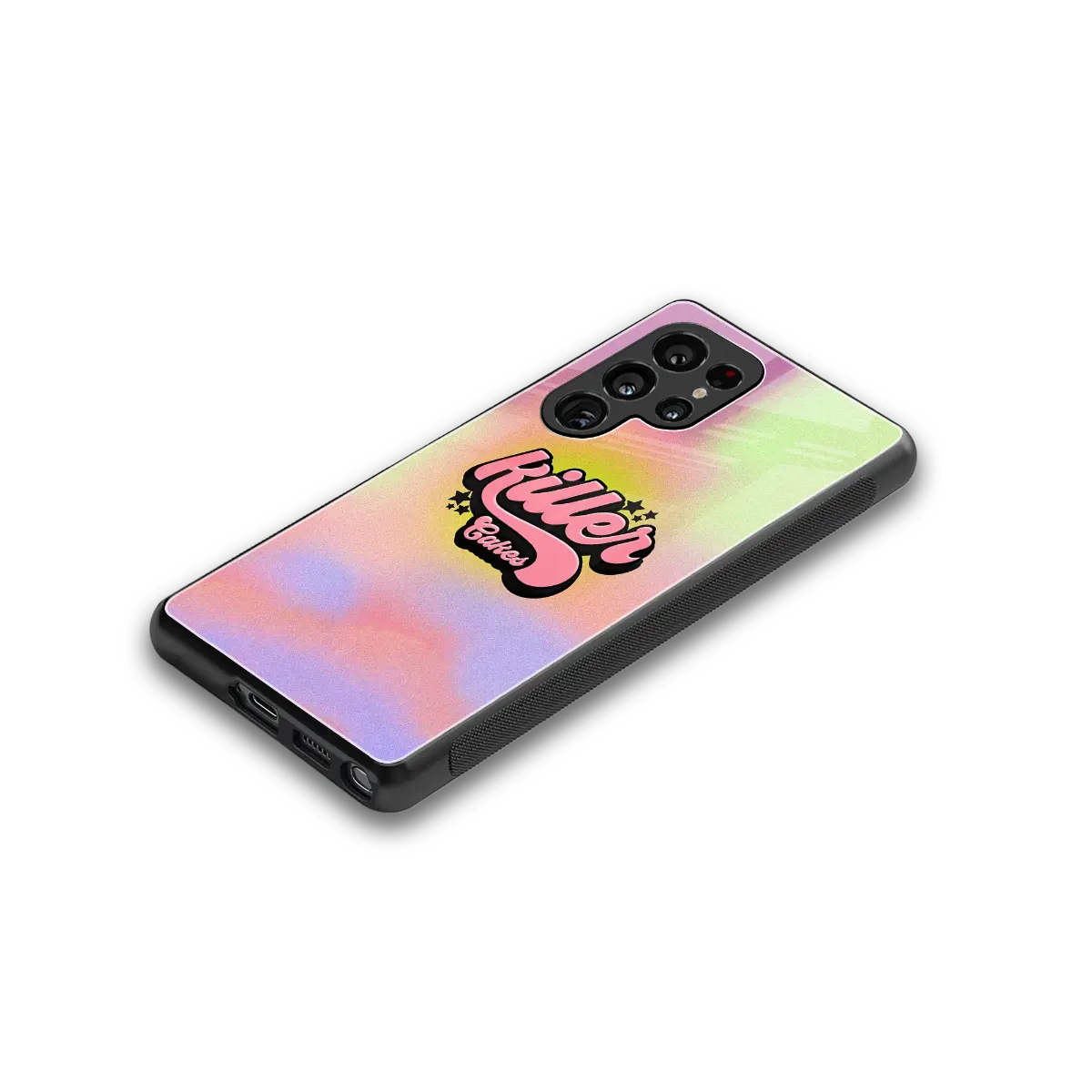 Killer Cakes stylish phone case for samsung galaxy s25 ultra | glossy glass and slim fit