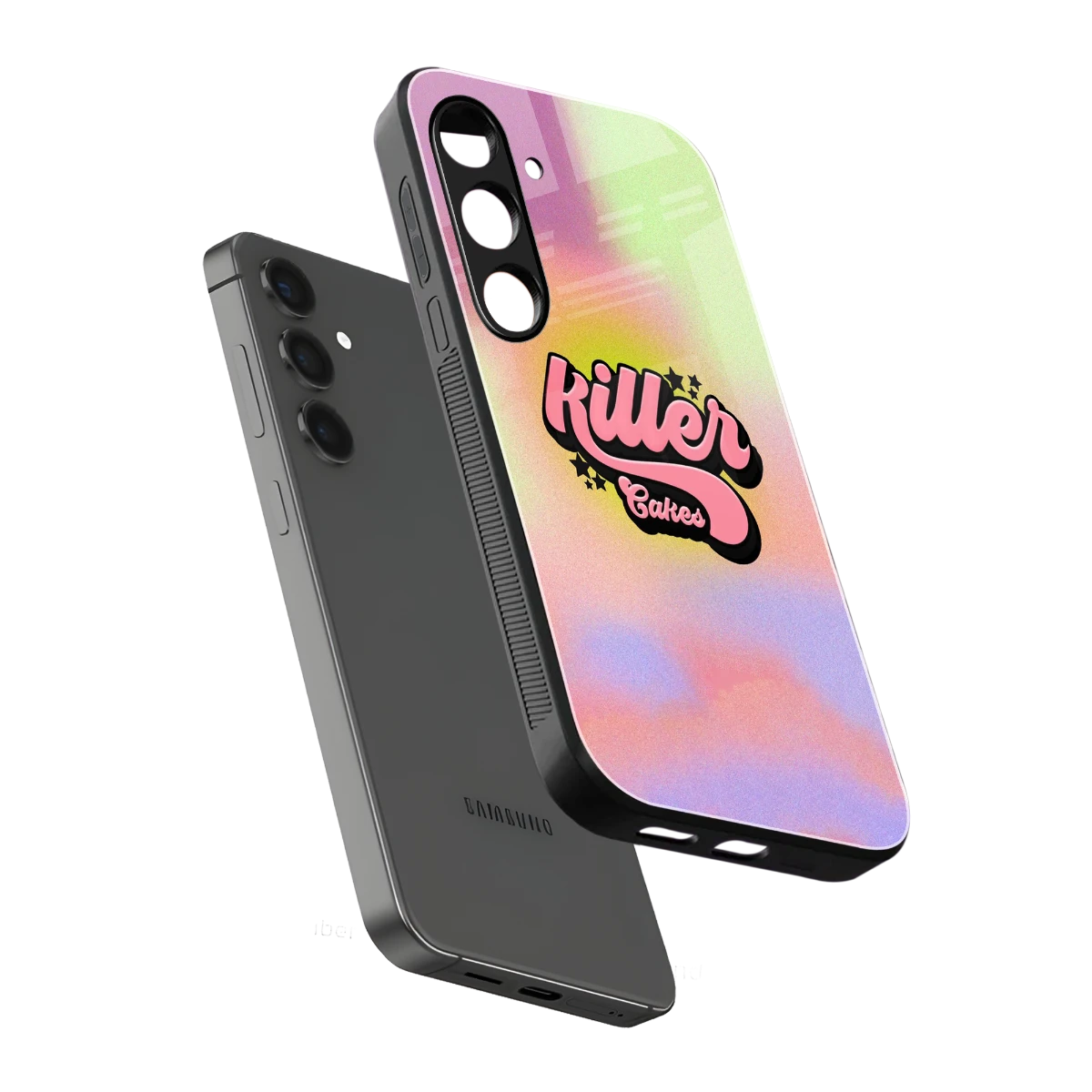 Killer Cakes sleek samsung galaxy s24 plus cover with tempered glass back and TPU edges