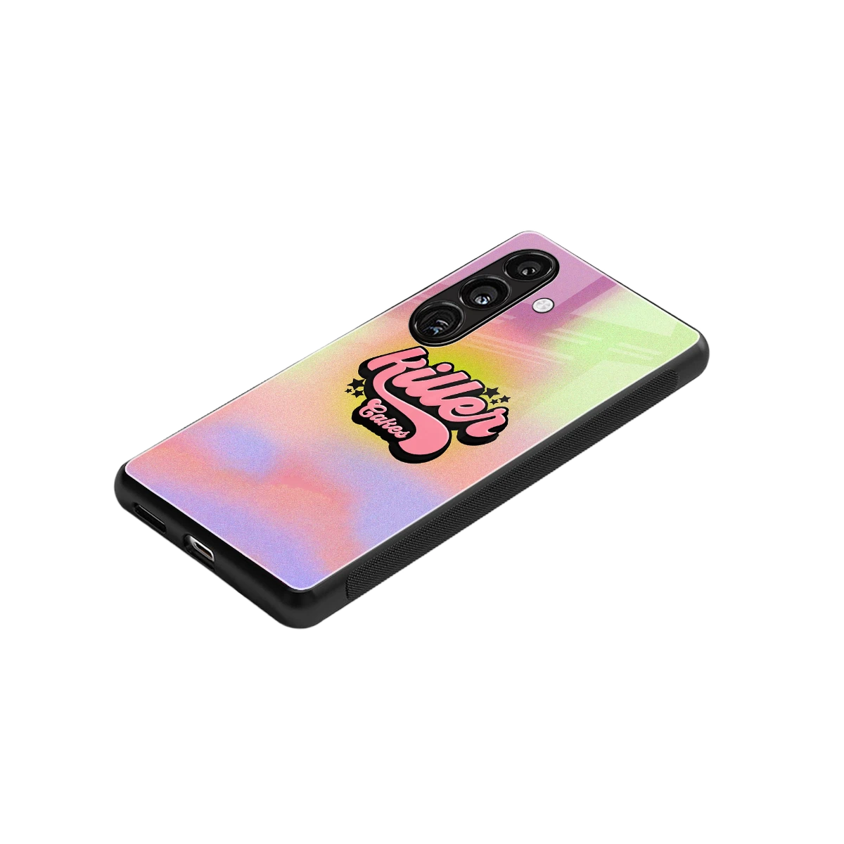 Killer Cakes stylish phone case for samsung galaxy s23 fe | glossy glass and slim fit