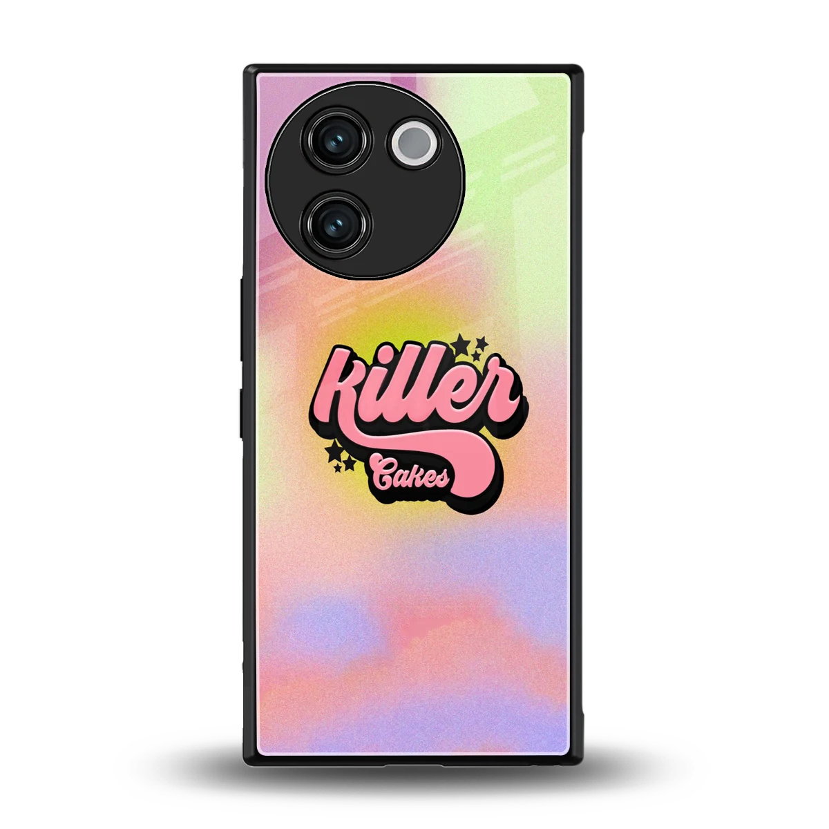 Killer Cakes back phone cover | glass case for vivo v30e