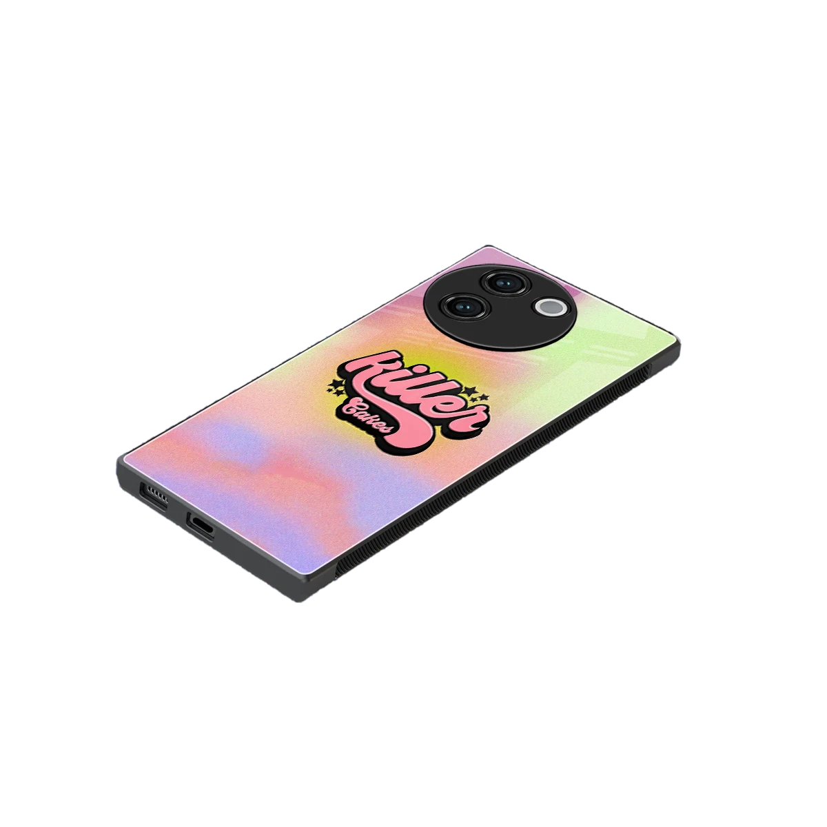 Killer Cakes stylish phone case for vivo v30e | glossy glass and slim fit
