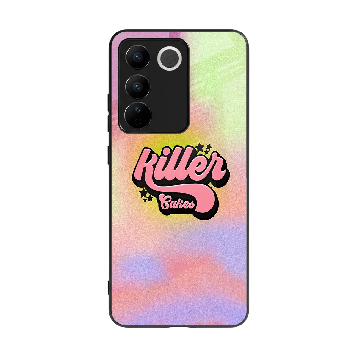 Killer Cakes back phone cover | glass case for vivo v27 5g