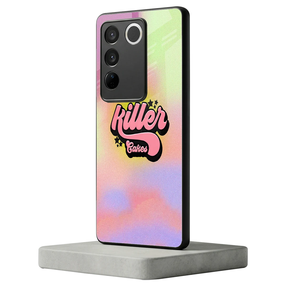 Killer Cakes vivo v27 5g mobile cover | shockproof glass phone case