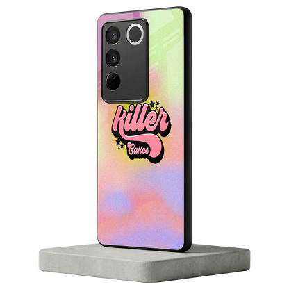 Killer Cakes vivo v27 5g mobile cover | shockproof glass phone case