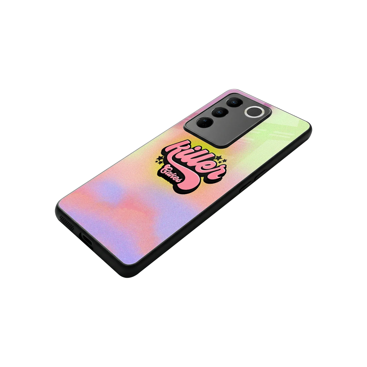 Killer Cakes stylish phone case for vivo v27 5g | glossy glass and slim fit