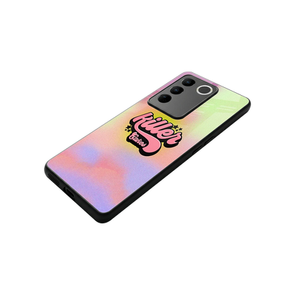 Killer Cakes stylish phone case for vivo v27 5g | glossy glass and slim fit