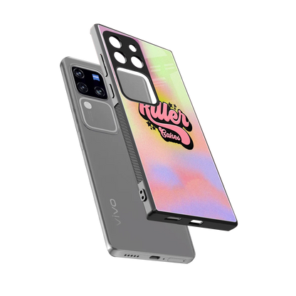 Killer Cakes sleekvivo v30 pro cover with tempered glass back and TPU edges