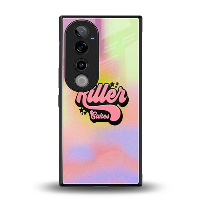 Killer Cakes back phone cover | glass case for vivo v40 pro