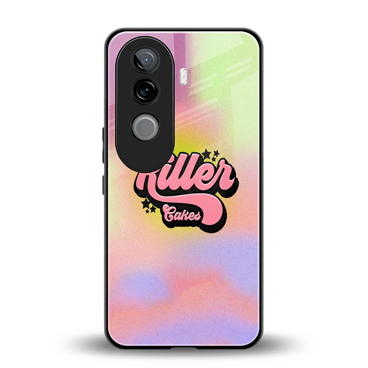 Killer Cakes back phone cover | glass case for vivo v40e