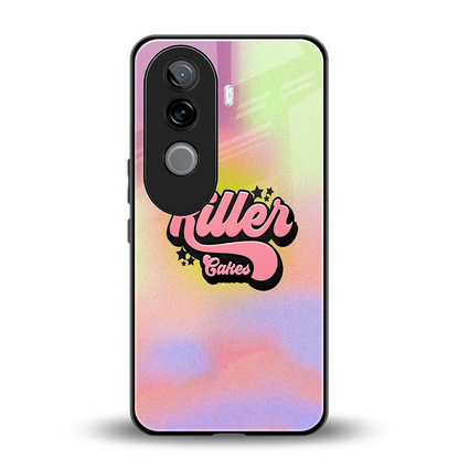 Killer Cakes back phone cover | glass case for vivo v40e