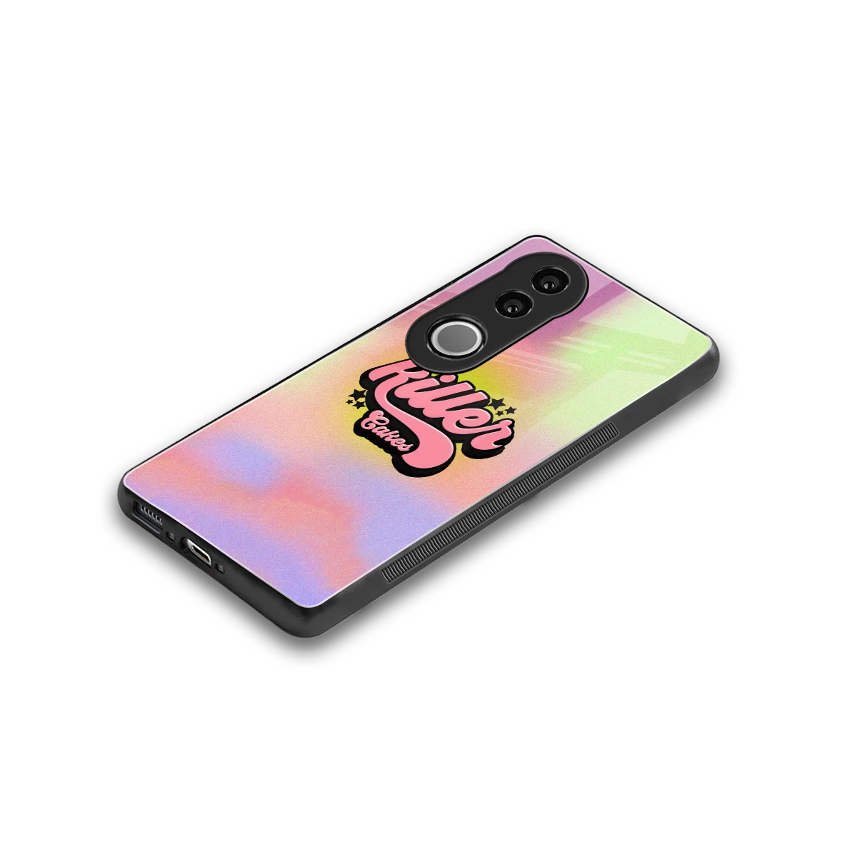 Killer Cakes stylish phone case for vivo v50 | glossy glass and slim fit