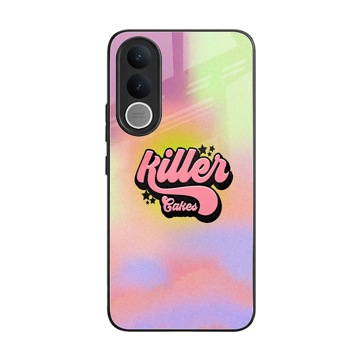 Killer Cakes back phone cover | glass case for vivo v70 fe