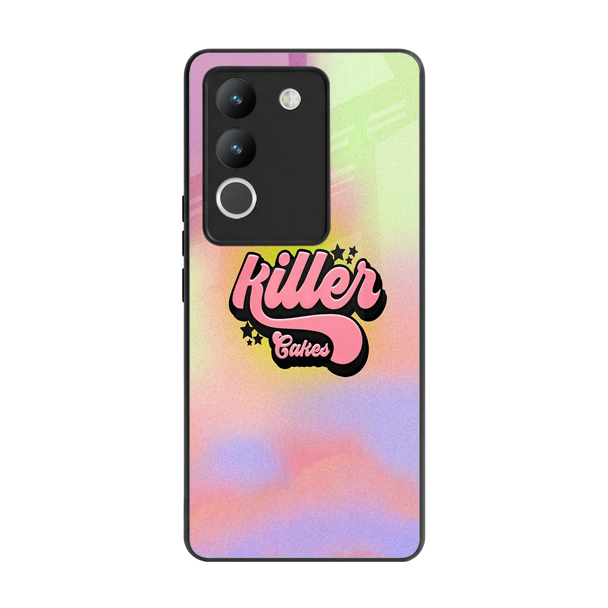 Killer Cakes back phone cover | glass case for vivo y200 5g