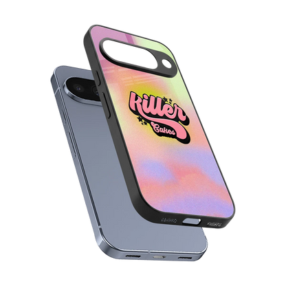 Killer Cakes sleek google pixel 10 cover with tempered glass back and TPU edges
