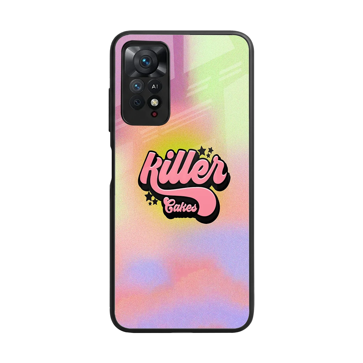 Killer Cakes back phone cover | glass case for redmi note 11 pro