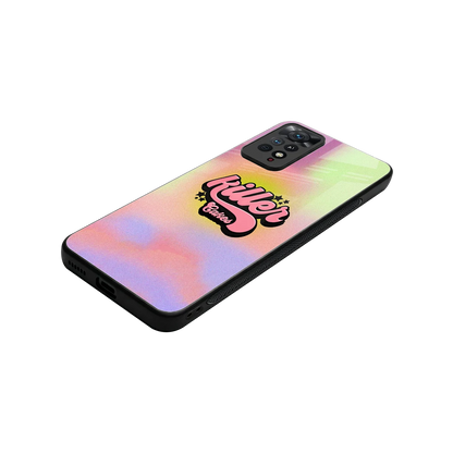 Killer Cakes stylish phone case for redmi note 11 pro | glossy glass and slim fit