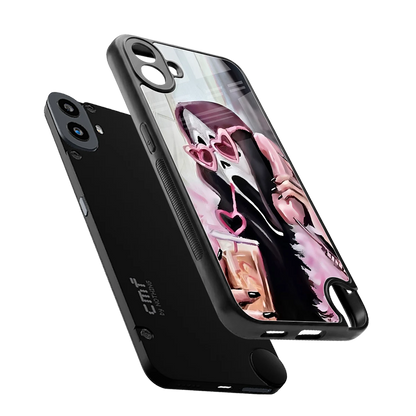 Killer Chiller sleek cmf nothing phone 1 cover with tempered glass back and TPU edges