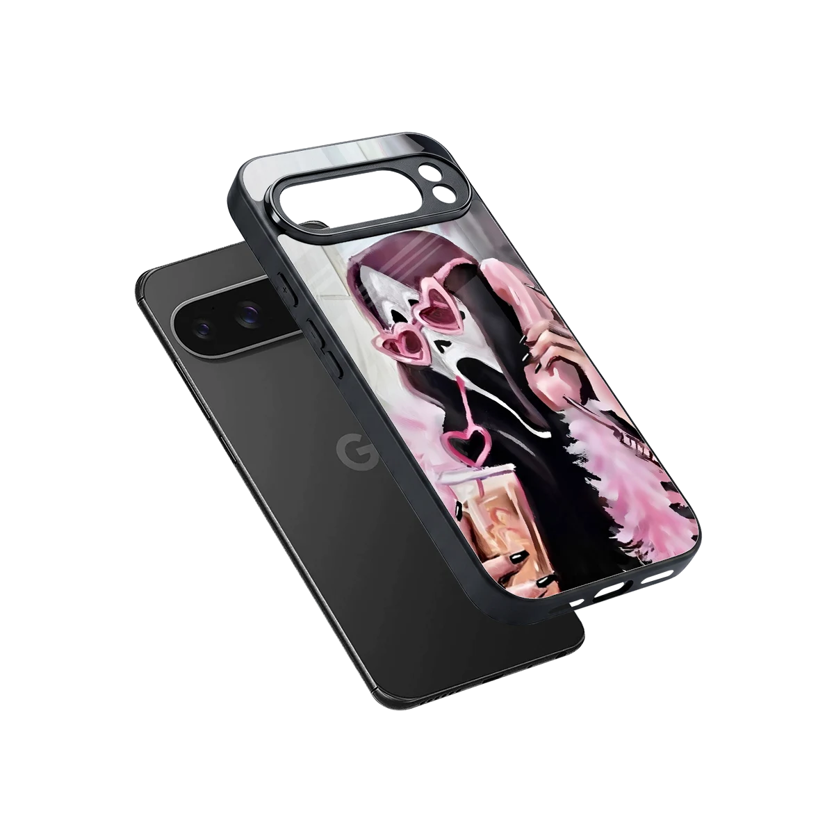 Killer Chiller sleek google pixel 10 pro xl cover with tempered glass back and TPU edges