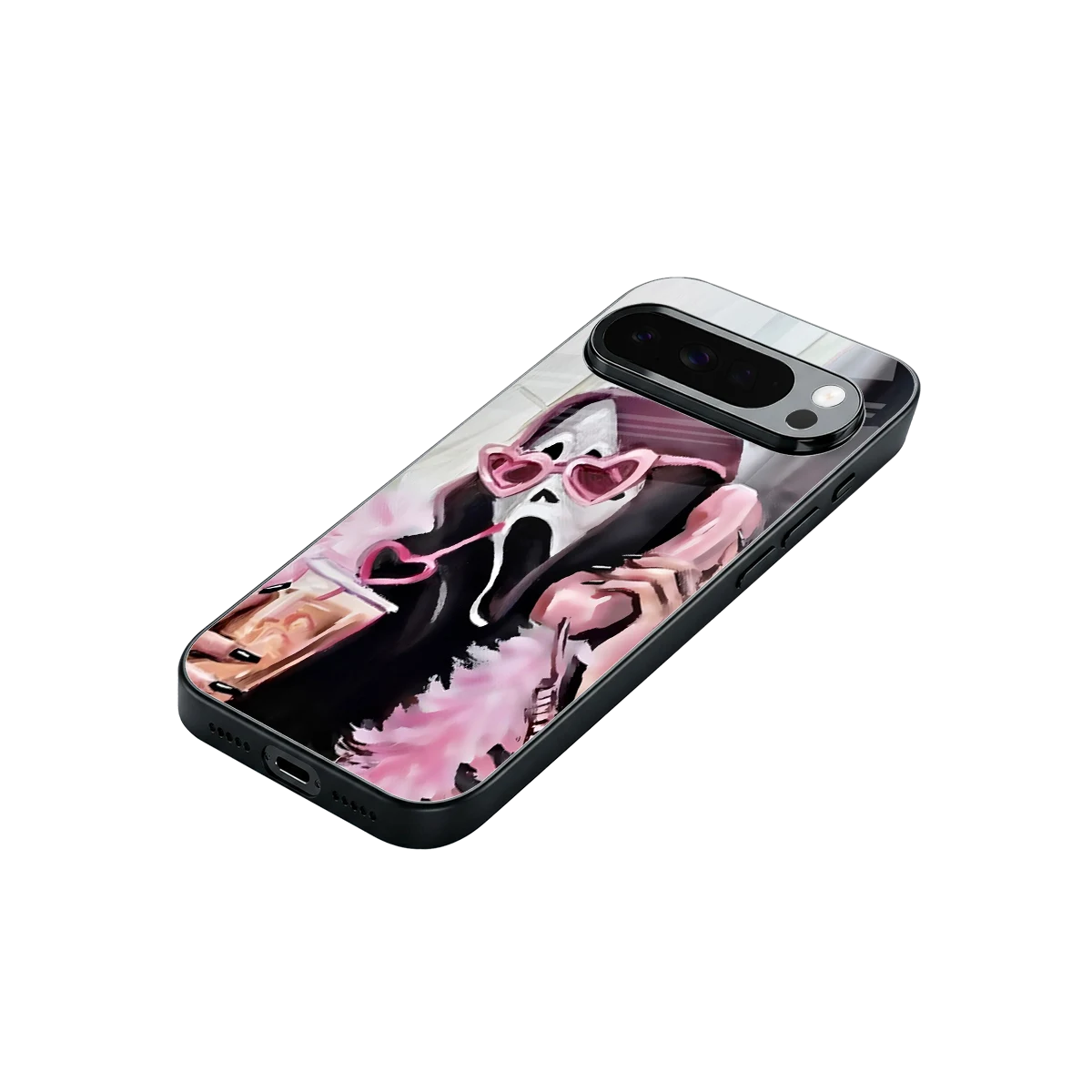 Killer Chiller stylish phone case for google pixel 10 pro xl | glossy glass and slim fit