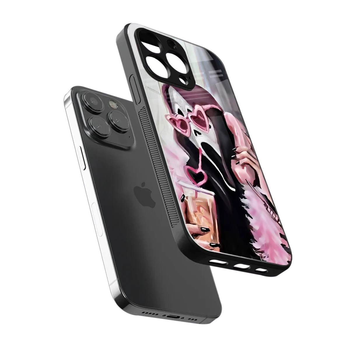 Killer Chiller sleek iphone 12 pro max cover with tempered glass back and TPU edges