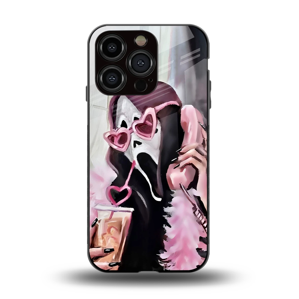 Killer Chiller back phone cover | glass case for iphone 13 pro